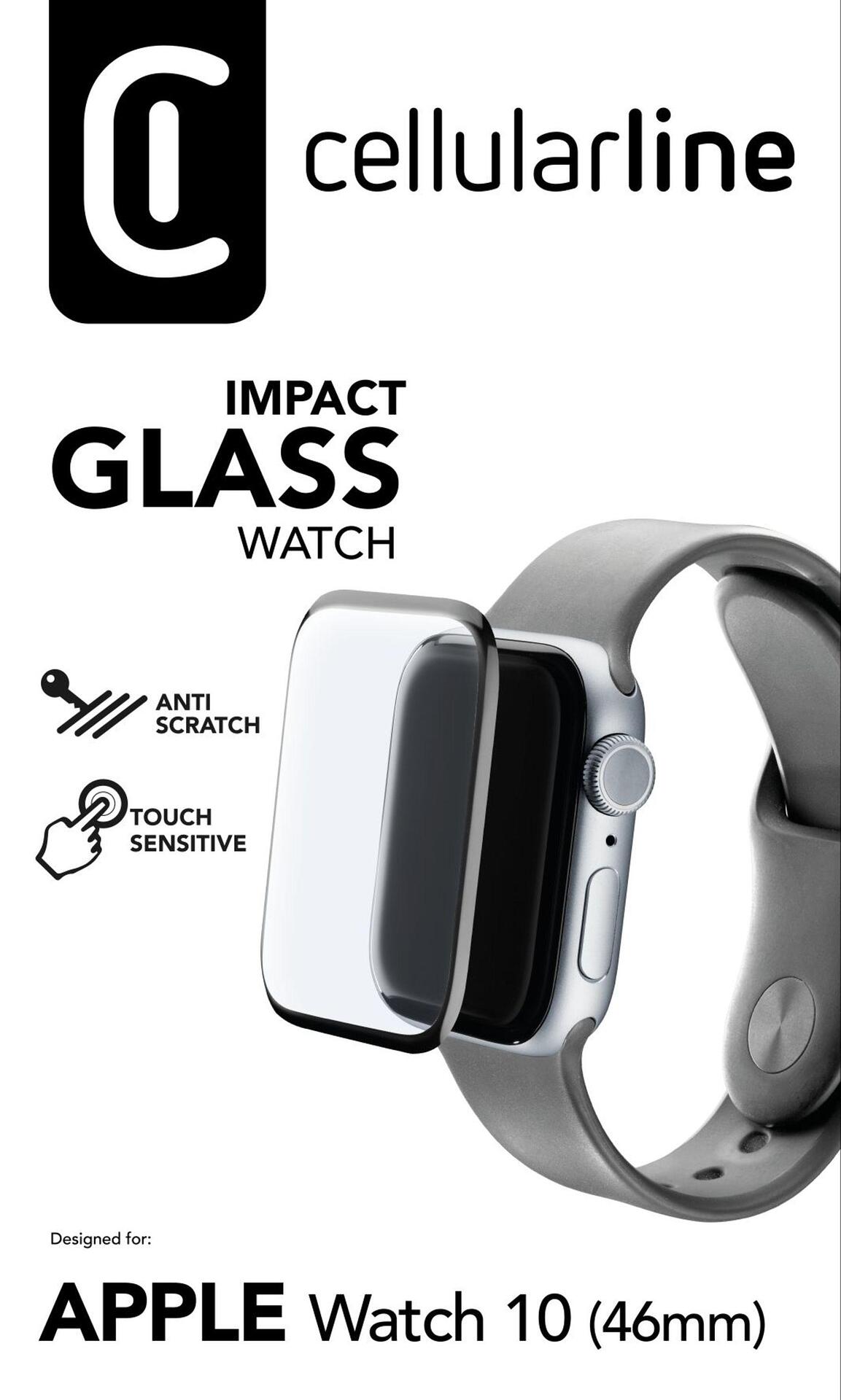 Закален протектор Impact за Apple Watch 10 46мм