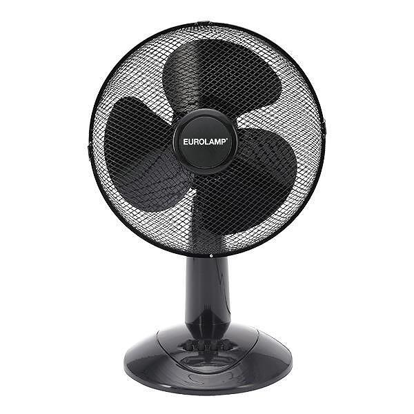 Настолен вентилатор Eurolamp 30 см 45W черен