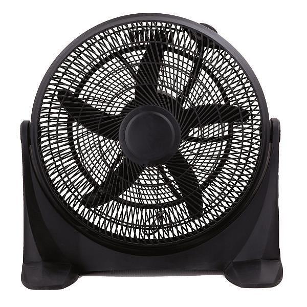 Вентилатор кръгъл бокс Eurolamp 50 см 100W черен