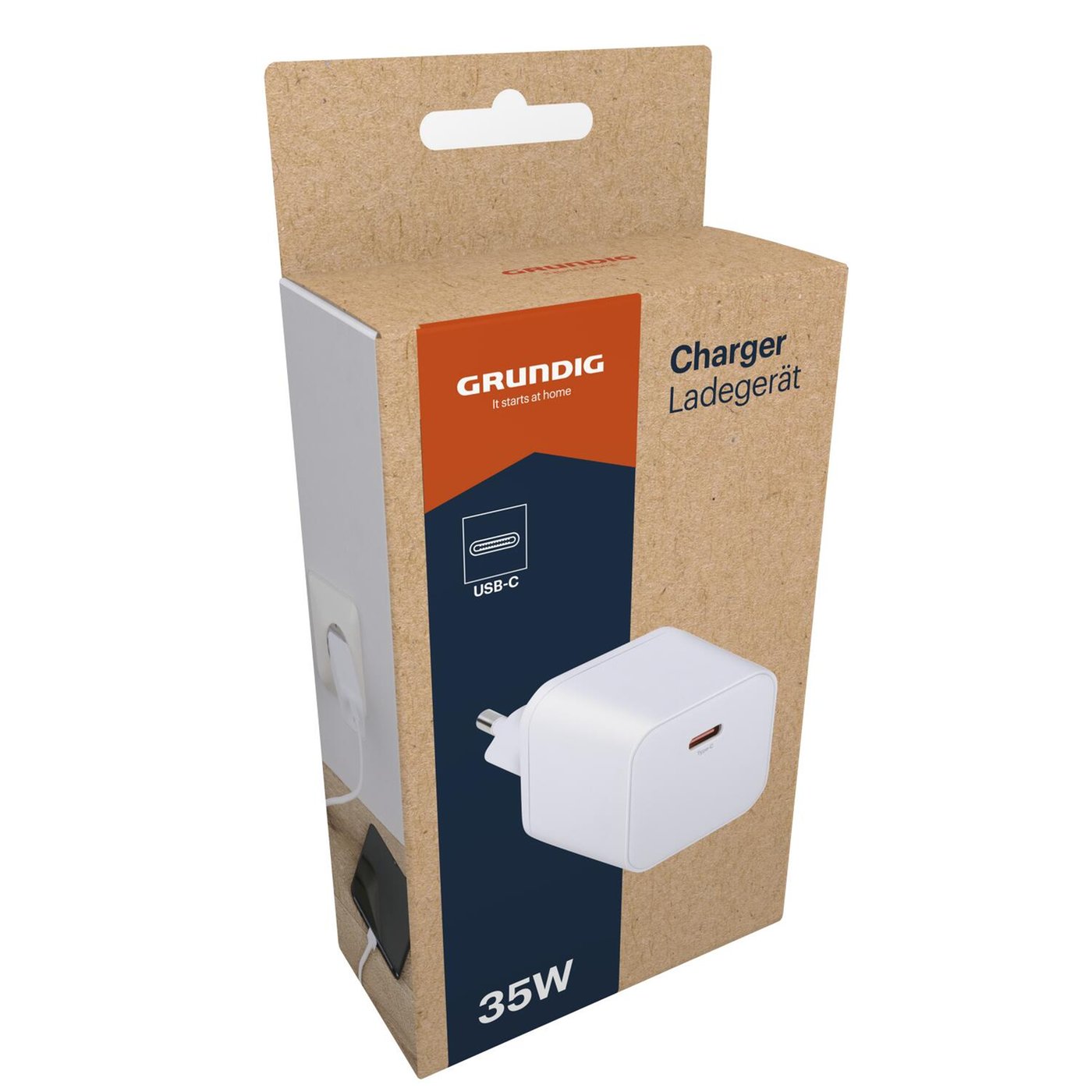 Grundig USB-C зарядно GaN 45W
