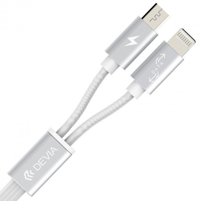 Magnet кабел 2 в 1 - Lightning и microUSB