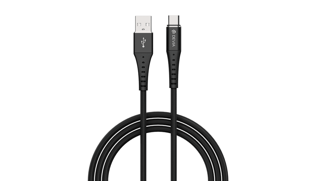 Кабел данни Devia Braid USB-C