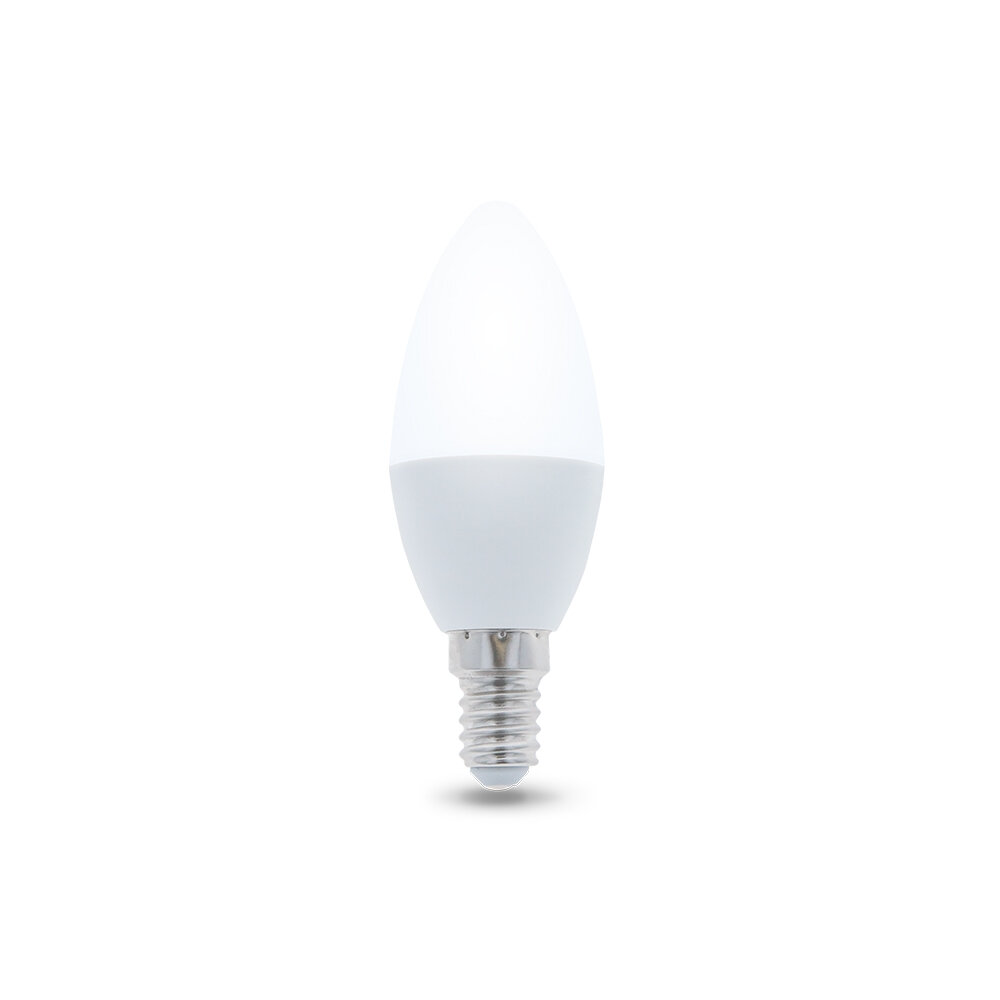 LED крушка свещ E14 C37 6W 480 LM 4500K неутрално бяло 230V