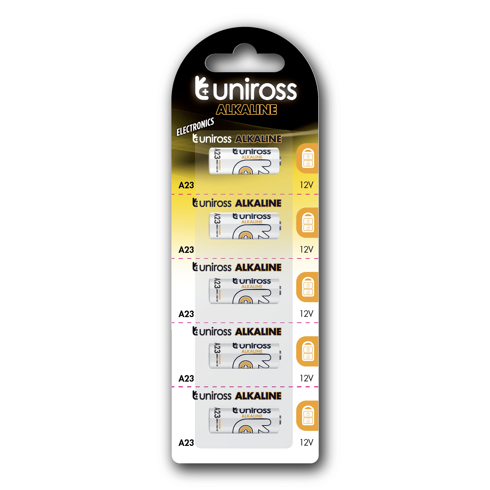Алкални Батерии Uniross A23 блистер 5бр