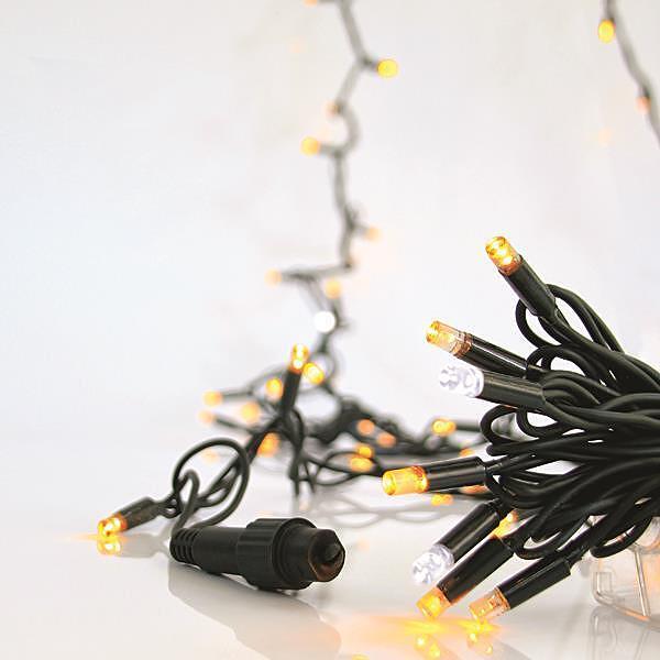 Коледни лампички 100 FLASH LED бяла светлина