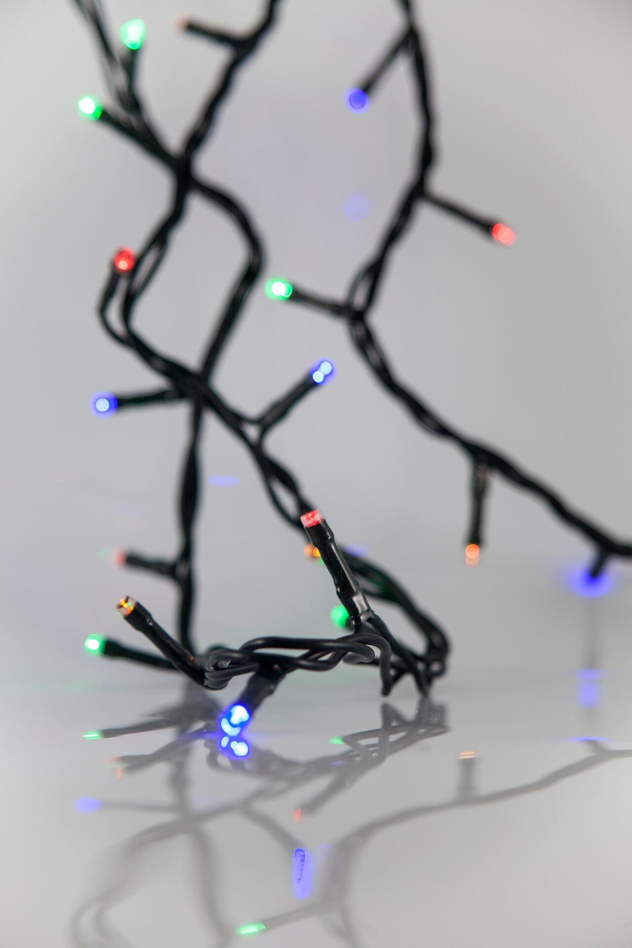 Коледни лампички 100 LED с BLUETOOTH + адаптор