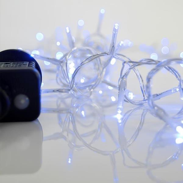 Коледни лампички 240 LED синя светлина