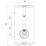 Електрически подово стоящ бойлер Tedan Standard Pro Inox 200 литра, Неръждаем, 6 kW - Image 2