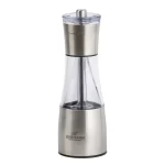 Механична мелничка за сол и пипер Bohmann BH 7801, 19см, 2 отделения, Инокс/стъкло - Image 2
