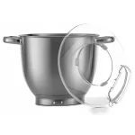 Планетарен миксер с купа от инокс Voltz OV51115A, 2100W, 7.5 литра, 3бъркалки, 6степени + Pulse, LED, Червен металик - Image 4