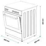 Газова печка SAMUS SM661APGS - Image 3