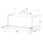 Абсорбатор за вграждане SAMUS HS6060TX